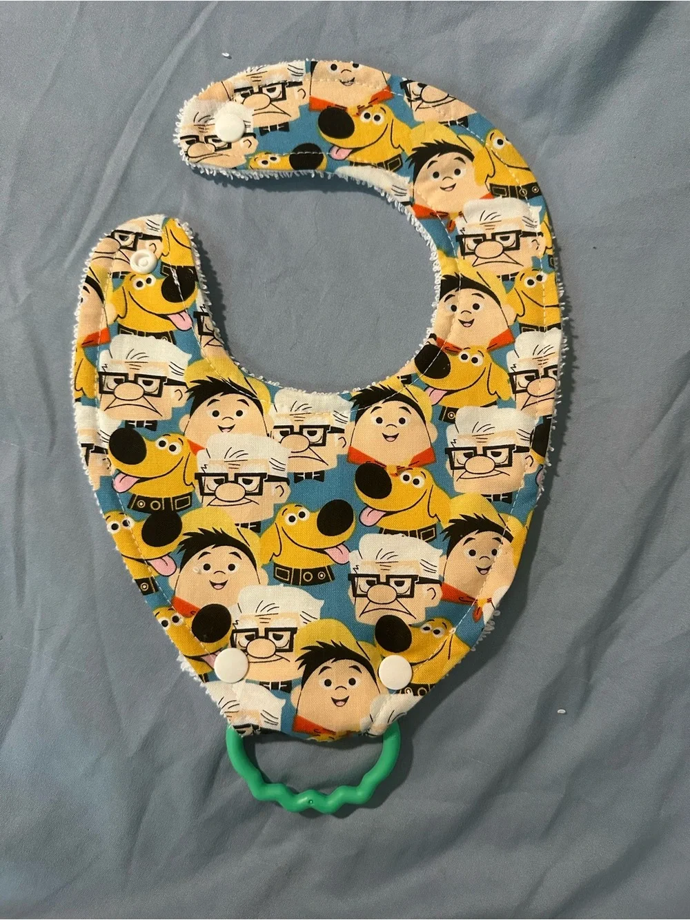 Handmade UP bib with ring